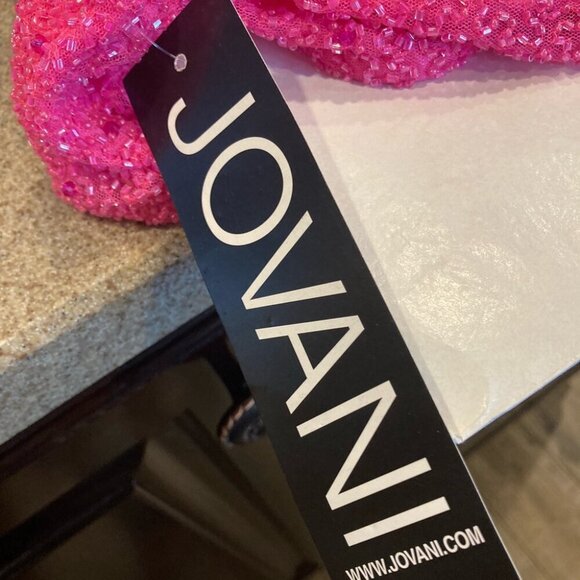 NWT Jovani 09938ASC Homecoming Dress Hot Pink Size 2 - Picture 8 of 11